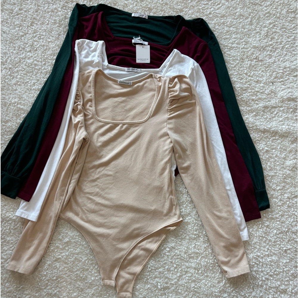 Mangopop bodysuits 4 pack